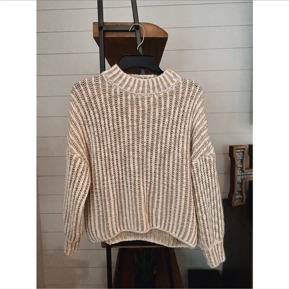 VICI Striped Chunky Knit Pullover Sweater - Picture 2 of 3